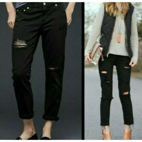 GAP Denim - GAP 1969 Destroyed Girlfriend Jeans Women's 31R